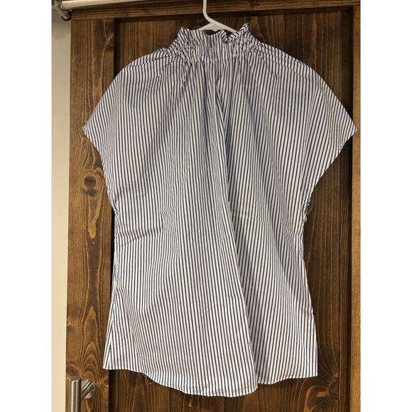 Tuckernuck Pomander Place Blue Stripe Rae Blouse XL - Picture 2 of 8